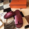 Hermes Izmir Sandals In Fuchsia Epsom Leather - Image 5