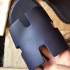 Hermes Izmir Sandals In Sapphire Epsom Leather - Image 6