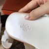 Hermes Izmir Sandals In White Epsom Leather - Image 2