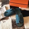 Hermes Izmir Sandals In Green Suede Leather - Image 6