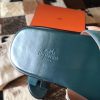 Hermes Izmir Sandals In Green Suede Leather - Image 7