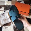 Hermes Izmir Sandals In Green Suede Leather - Image 8