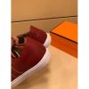 Hermes Olympic Sneakers In Red Leather - Image 3