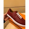 Hermes Olympic Sneakers In Red Leather - Image 9