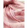 Hermes Pink Fleurs Et Papillons De Tissus Bandana - Image 2