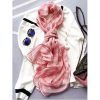 Hermes Pink Fleurs Et Papillons De Tissus Bandana - Image 6