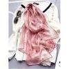 Hermes Pink Fleurs Et Papillons De Tissus Bandana - Image 8