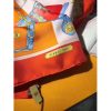 Hermes Orange Harnais De Cour Scarf 90 - Image 3