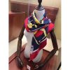 Hermes Red Harnais De Cour Scarf 90 - Image 7