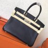 Hermes Black Epsom Birkin 30cm Handmade Bag - Image 3
