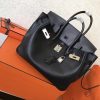 Hermes Black Epsom Birkin 30cm Handmade Bag - Image 8