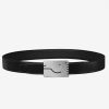 Hermes Black A Cheval Belt Buckle 32 MM Reversible Leather - Image 2