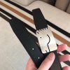 Hermes Black A Cheval Belt Buckle 32 MM Reversible Leather - Image 3