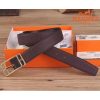 Hermes Chocolate Cape Cod 32 Reversible Belt - Image 2