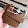 Hermes Brown Licol 40 MM Reversible Leather Belt - Image 5