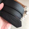 Hermes Black Licol 40 MM Reversible Leather Belt - Image 9