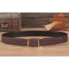 Hermes Quentin 32 MM Chocolate Reversible Belt - Image 2