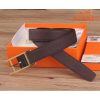 Hermes Quentin 32 MM Chocolate Reversible Belt - Image 4