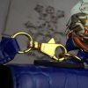 Hermes Kelly 32cm Bag In Blue Electric Crocodile Leather - Image 5