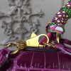 Hermes Kelly 32cm Bag In Fuchsia Crocodile Leather - Image 6