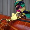Hermes Kelly 32cm Bag In Orange Crocodile Leather - Image 7