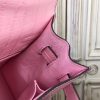 Hermes Kelly 32cm Bag In Pink Crocodile Leather - Image 7