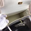 Hermes Kelly 32cm Bag In White Crocodile Leather - Image 11