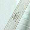 Hermes Kelly 32cm Bag In White Crocodile Leather - Image 10