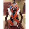 Hermes Orange Tatersale Cashmere Shawl 140 - Image 2