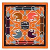 Hermes Orange Tatersale Cashmere Shawl 140 - Image 9