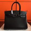 Hermes So Black Box Birkin 30cm Handmade Bag - Image 6
