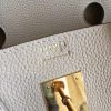 Hermes Beige Clemence Birkin 30cm Handmade Bag - Image 2