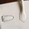 Hermes Beige Clemence Birkin 30cm Handmade Bag - Image 9