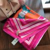 Hermes Rose Red Couvertures Nouvelles 140 cm Scarf - Image 4