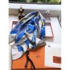 Hermes Blue Grand Manege A Jouets Shawl 140cm - Image 5