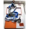 Hermes Blue Grand Manege A Jouets Shawl 140cm - Image 7