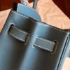Hermes Blue Jean Epsom Birkin 30cm Handmade Bag - Image 2