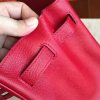 Hermes Red Epsom Birkin 30cm Handmade Bag - Image 2