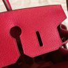 Hermes Red Epsom Birkin 30cm Handmade Bag - Image 4