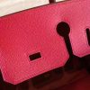 Hermes Red Epsom Birkin 30cm Handmade Bag - Image 7