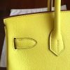 Hermes Soufre Epsom Birkin 30cm Handmade Bag - Image 3