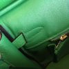 Hermes Bamboo Clemence Birkin 25cm Handmade Bag - Image 6