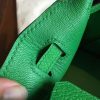 Hermes Bamboo Clemence Birkin 25cm Handmade Bag - Image 9