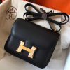 Hermes Mini Constance 18cm Black Epsom Bag - Image 6