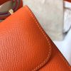 Hermes Mini Constance 18cm Orange Epsom Bag - Image 2