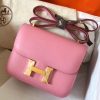 Hermes Mini Constance 18cm Pink Epsom Bag - Image 5