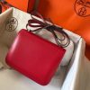 Hermes Mini Constance 18cm Red Epsom Bag - Image 3