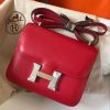 Hermes Mini Constance 18cm Red Epsom Bag - Image 8