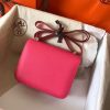 Hermes Mini Constance 18cm Rose Lipstick Epsom Bag - Image 2