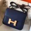 Hermes Mini Constance 18cm Sapphire Epsom Bag - Image 2
